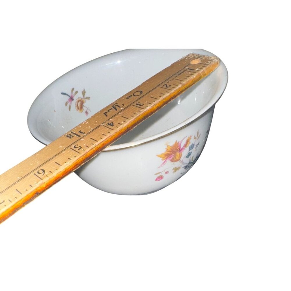 Avon Heirloom Independence Day 1981 Floral Porcelain Bowl No  Stand - Picture 6 of 6